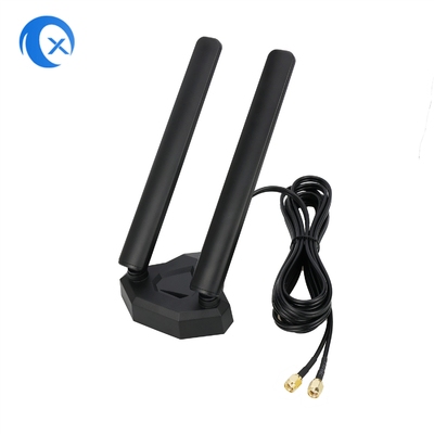 WiFi 6E Tri Band Αντένα 6GHz 5GHz 2.4GHz Παιχνίδια WiFi Αντένα Μαγνητική βάση Για PC υπολογιστή