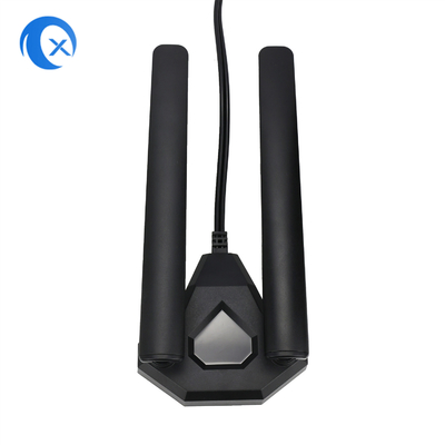 WiFi 6E Tri Band Αντένα 6GHz 5GHz 2.4GHz Παιχνίδια WiFi Αντένα Μαγνητική βάση Για PC υπολογιστή