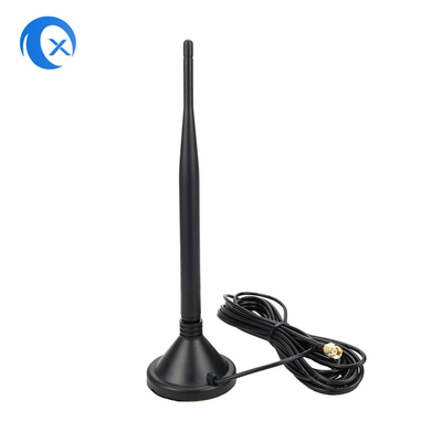 2.4G 5 DBi 5g 5.8g WiFi Omnidirectional Magnet Mount Antenna με σύνδεσμο SMA για κάρτα δικτύου