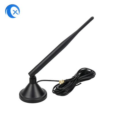 2.4G 5 DBi 5g 5.8g WiFi Omnidirectional Magnet Mount Antenna με σύνδεσμο SMA για κάρτα δικτύου
