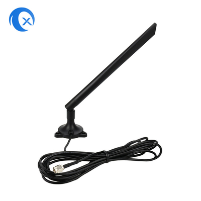 2.4G 5 DBi 5g 5.8g WiFi Omnidirectional Magnet Mount Antenna με σύνδεσμο SMA για κάρτα δικτύου