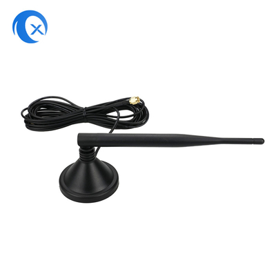 2.4G 5 DBi 5g 5.8g WiFi Omnidirectional Magnet Mount Antenna με σύνδεσμο SMA για κάρτα δικτύου