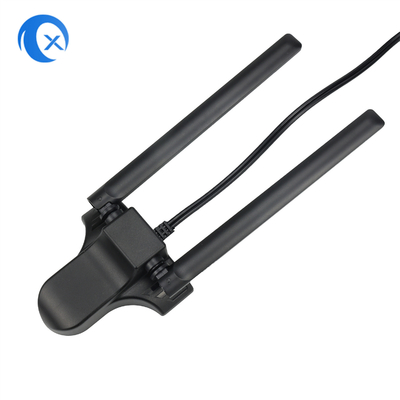 Διπλή ζώνη 2.4GHz 5GHz RP-SMA WIFI κεραίες με καλώδιο επέκτασης 6,5 ποδιών για PC Desktop Computer Wireless Bluetooth