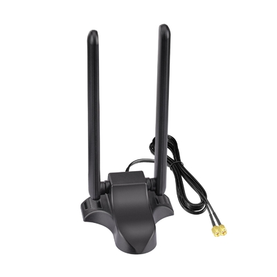 WiFi 6E Αντένα Tri-Band 2.4GHz 5GHz 6GHz Μαγνητική Βάση WiFi Αντένες RP-SMA Συνδέτης Για PC Desktop Ασύρματος Router