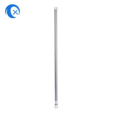 2.4-2.5GHz Μεγάλο κέρδος 12dBi Διπλή ζώνη εξωτερική Omni Fiberglass επικοινωνιακή κεραία με N αρσενικό σύνδεσμο βάση κεραία