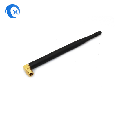SMA αρσενικό σύνδεσμο Mount High Gain 5dBi 868MHz 2.4G Αντένα NFC σταθερή δεξιά γωνία WiFi Ρουχένια Αντίκα Αντένα για Router