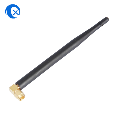 SMA αρσενικό σύνδεσμο Mount High Gain 5dBi 868MHz 2.4G Αντένα NFC σταθερή δεξιά γωνία WiFi Ρουχένια Αντίκα Αντένα για Router