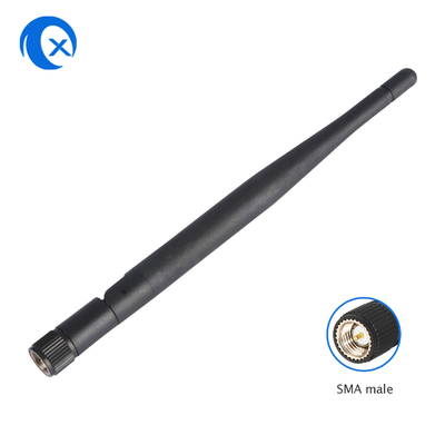 2.4G 5.8g High Gain 5dBi Διπλής ζώνης κεραία Δυνατό να αναδιπλωθεί εξωτερική κεραία WiFi καουτσούκ κεραία με SMA αρσενικό για δρομολογητές