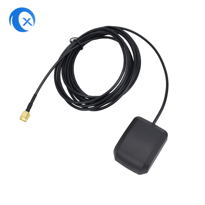 1575.42MHz 27dBi Αντένα GPS με δύο ενισχυτικά αυτοκίνητο DVD πλοήγηση GPS ενεργή κεραία 3m μέτρα SMA αρσενικό σύνδεσμο