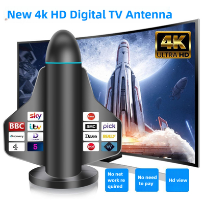 Νέα ψηφιακή τηλεοπτική κεραία 4K HD μεγάλης εμβέλειας με ενισχυτικό σήματος για έξυπνη τηλεόραση και όλες τις τηλεοράσεις για τοπικά κανάλια εσωτερικά και εξωτερικά