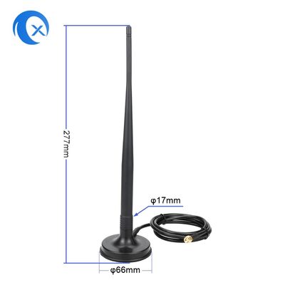 Ο αρσενικός συνδετήρας 4G LTE SMA μαγνητικός τοποθετεί την κεραία με το καλώδιο LMR195