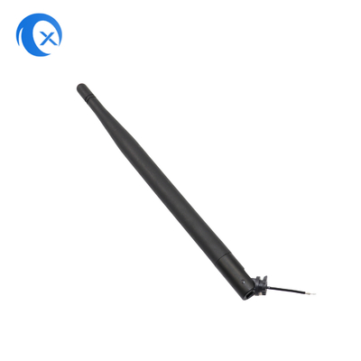 Μαύρος συνδετήρας Ipex κεραιών παπιών Bendable λαστιχένιος με τη σύνθετη αντίσταση 50 ωμ