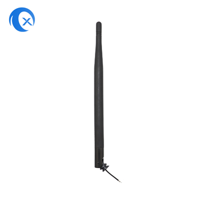 Μαύρος συνδετήρας Ipex κεραιών παπιών Bendable λαστιχένιος με τη σύνθετη αντίσταση 50 ωμ