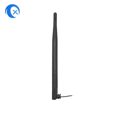 Μαύρος συνδετήρας Ipex κεραιών παπιών Bendable λαστιχένιος με τη σύνθετη αντίσταση 50 ωμ