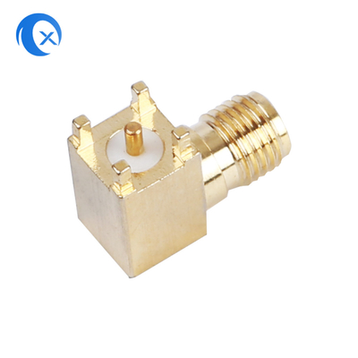 Τα PCB τοποθετούν CNC θηλυκών συνδετήρων σωστής γωνίας SMA την κεραία onnectors υλικού RF μηχανών
