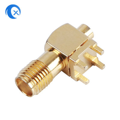 Τα PCB τοποθετούν CNC θηλυκών συνδετήρων σωστής γωνίας SMA την κεραία onnectors υλικού RF μηχανών